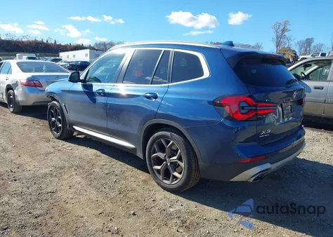 2022 BMW X3 xDrive30I from USA, damaged, VIN 5UX53DP08N9K02323